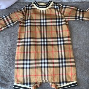 Baby Burberry Long Sleeve Outfit